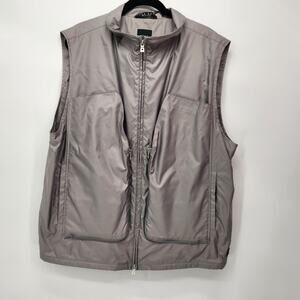 Boss Hugo Boss Golf Gray Utility Full Zip Men's Pactive Vest XL 48 R